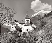 Kirche Tirol Gratsch Pfarrkirche Hl. Petrus (Positivo) di Foto Fuchs-Hauffen, Meran (1950/01/01 - 1969/12/31)