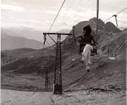 Sessellift Hafling-Meran 2000 (Positivo) di Foto Tappeiner, Meran (1950/01/01 - 1969/12/31)