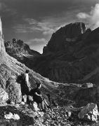 Schutzhütte Vajolet (Rosengartengruppe) (Positivo) di Foto Wenzel Fischer, Garmisch (1950/01/01 - 1969/12/31)