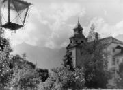 Barock - Turm in Schloß Winkel (Meran) (Positivo) di Foto E. Pedrotti, Bozen (1930/01/01 - 1969/12/31)