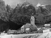 Kirche Corvara Colfuschg Pfarrkirche St. Vigil (Positivo) di Foto Hermann Frass, Bozen (1950/01/01 - 1975/12/31)