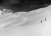 Wintersport, Skispuren im Schnee (Positivo) (1930/01/01 - 1959/12/31)