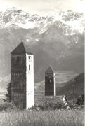 Romanik - Kirchturm St. Benedikt in Mals (Positivo) di Foto Oswald Kofler, Meran (1950/01/01 - 1979/12/31)
