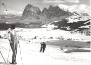 Skilift Kastelruth Seiseralm (Positivo) di Foto Hermann Frass, Bozen (1950/01/01 - 1979/12/31)