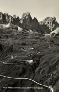 Straße: Grödnerjochstraße (Positivo) di Foto Edizioni Ghedina (1950/01/01 - 1969/12/31)