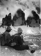 Wanderer/Ausflügler (Positivo) di Foto Wenzel Fischer, Garmisch (1950/01/01 - 1969/12/31)