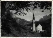 Barock - Kirche St. Peter in Villnöß (Positivo) di Foto Fränzl (1930/01/01 - 1959/12/31)