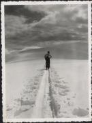 Wintersport, Skispuren im Schnee (Positivo) (1930/01/01 - 1959/12/31)