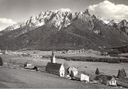 Kirche Toblach Aufkirchen Hl. Maria (Positivo) di Foto Edizioni Ghedina (1950/01/01 - 1969/12/31)