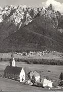 Kirche Toblach Aufkirchen Hl. Maria (Positivo) di Foto Edizioni Ghedina (1950/01/01 - 1969/12/31)