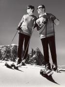 Wintersport, Skifahrer (Positivo) di Foto Wenzel Fischer, Garmisch (1930/01/01 - 1969/12/31)