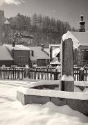 Brunnen in Bruneck (Stadtkern) (Positivo) di Foto Rapid, Bruneck (1950/01/01 - 1979/12/31)