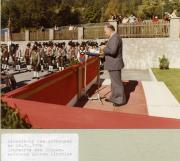 Einweihung des Rathauses am 08.10.1978 Grußworte des Bürgermeisters Johann Kirchler