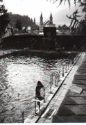 Badegäste in/bei Schwimmbad (Positivo) di Foto Dr. Frass, Bozen (1960/01/01 - 1979/12/31)