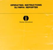 Operating Instructions Olympia Reporter