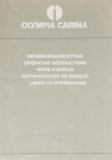 Olympia Carina Bedienungsanleitung