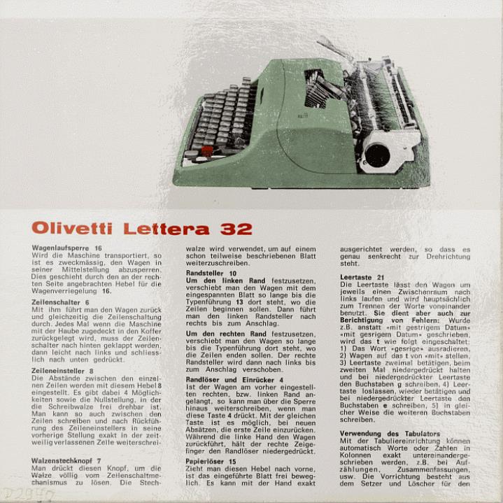 Olivetti Lettera 32