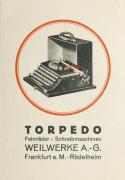 macchina da scrivere portatile (Positivo) di Weilwerke A.G.