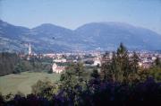 Lienz - Blick auf den Unteren Schloßmairhof (Schlossmoar), von Schloss Bruck aus gesehen