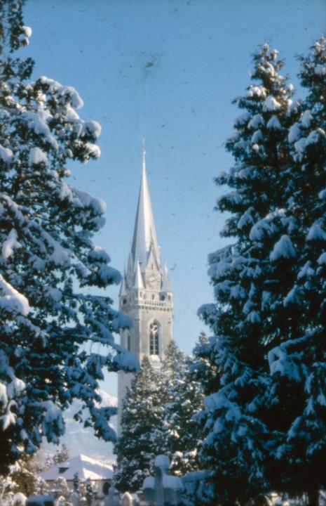 Chiesa parrocchiale di S. Andrea in inverno, Lienz