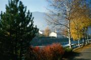 Lienz - Iselkai mit Blick auf das Kloster der Dominikanerinnen