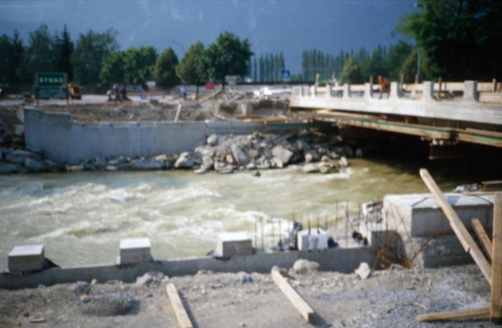 Lienz, nuova costruzione del ponte Drau allo stadio