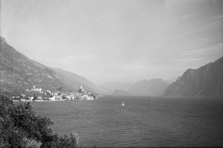 Ansicht Scaligerburg in Malcesine am Gardasee