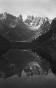 Ansicht Dürrensee mit Monte Cristallo in den Ampezzaner Dolomiten