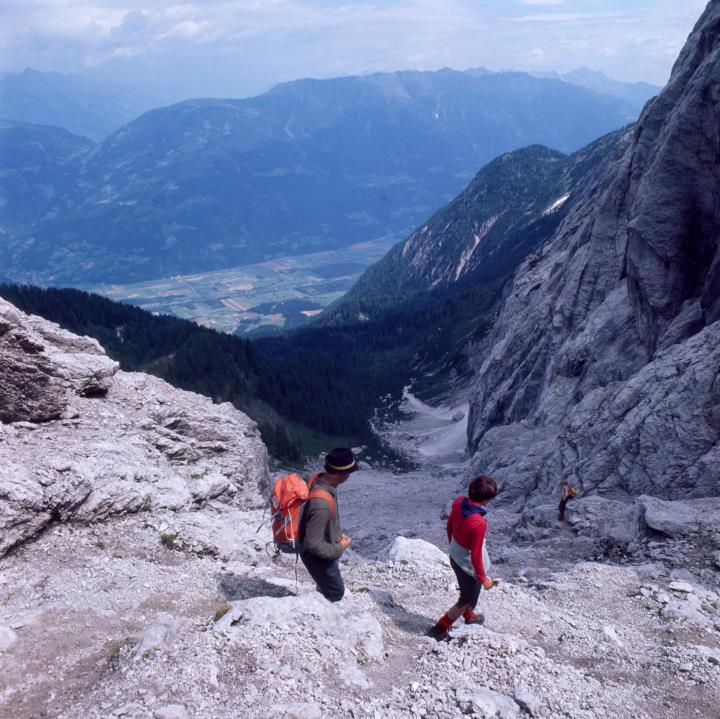 Lienzer Dolomiten - Abstieg Zellinscharte