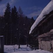 Blick von Amlach gegen Schleinitz und Pension Laserz