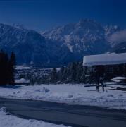 Blick auf Lienz, Harpfe im Vordergrund