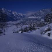 Blick auf Lienz, diverse Motive im Vordergrund