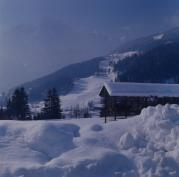 Blick auf Schlossberg von Oberlienz aus