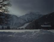 Blick auf Schlossberg von Oberlienz aus