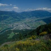 Blick von Hochstein auf Lienz gegen Iselsberg