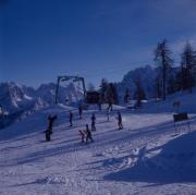 Schlossberg: Diverse Motive, Skifahrer