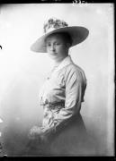 Ripresa in studio. Ritratto di una donna