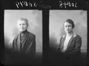 Ripresa in studio. Due ritratti, ciascuno di una donna