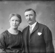 Ripresa in studio. Ritratto di una donna e un uomo