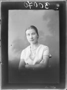 Ripresa in studio. Ritratto di una donna