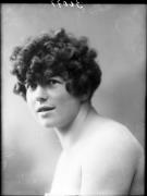 Ripresa in studio. Ritratto di una donna