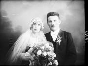 Ripresa in studio. Ritratto di gruppo di una donna e un uomo