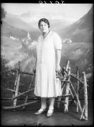 Ripresa in studio. Ritratto di una donna