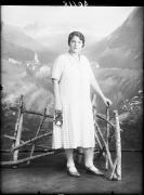 Ripresa in studio. Ritratto di una donna