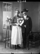 Studioaufnahme. Porträt einer Frau und eines Mannes