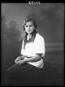 Ripresa in studio. Ritratto di una donna