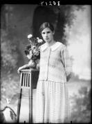 Ripresa in studio. Ritratto di una donna