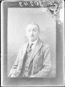 Ripresa in studio. Ritratto di un uomo