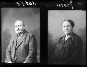 Ripresa in studio. Due ritratti, una donna e un uomo