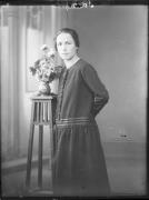 Ripresa in studio. Ritratto di una donna